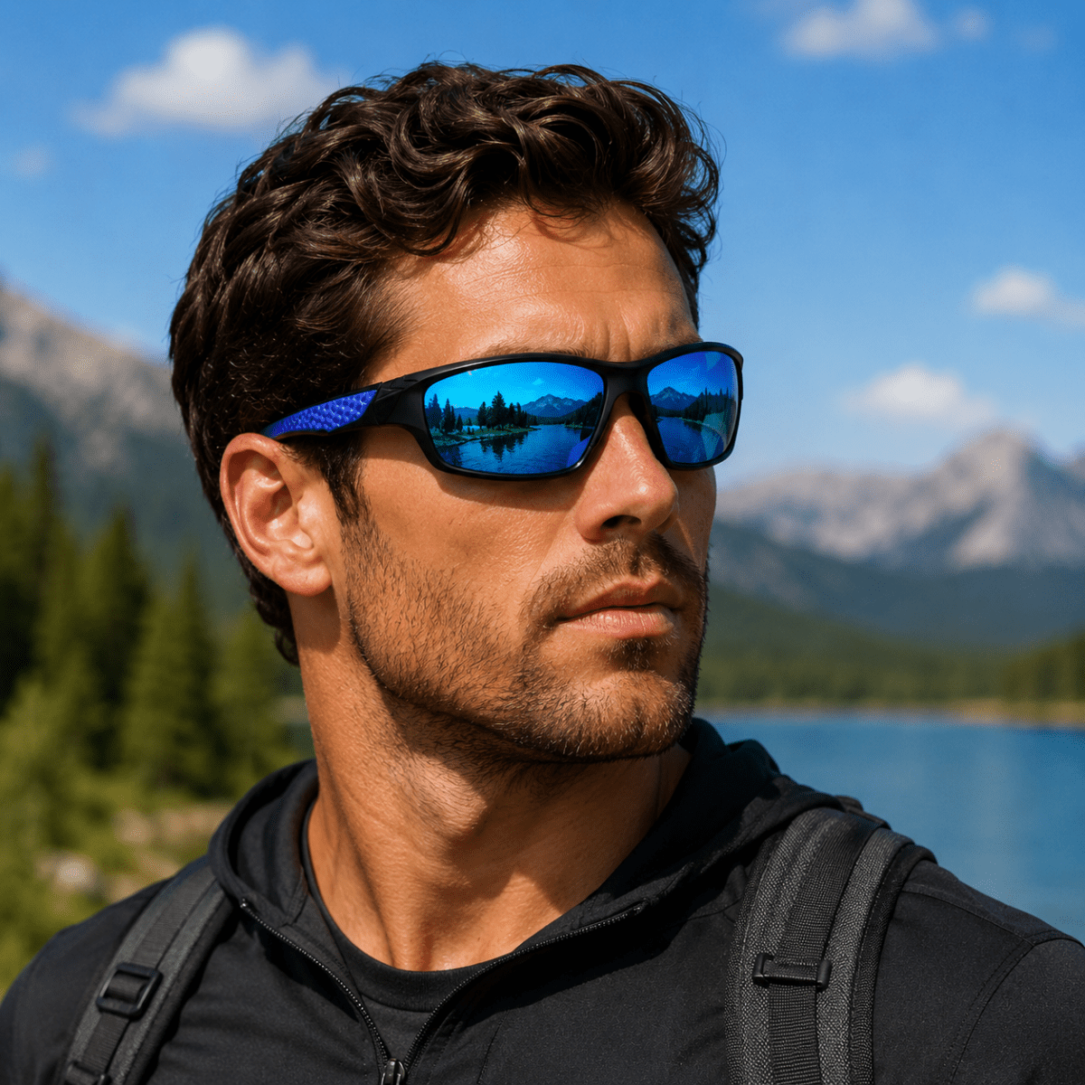 RAYMONT – Round Polarized Sunglasses Design in Vintage Style with UV400 Protection