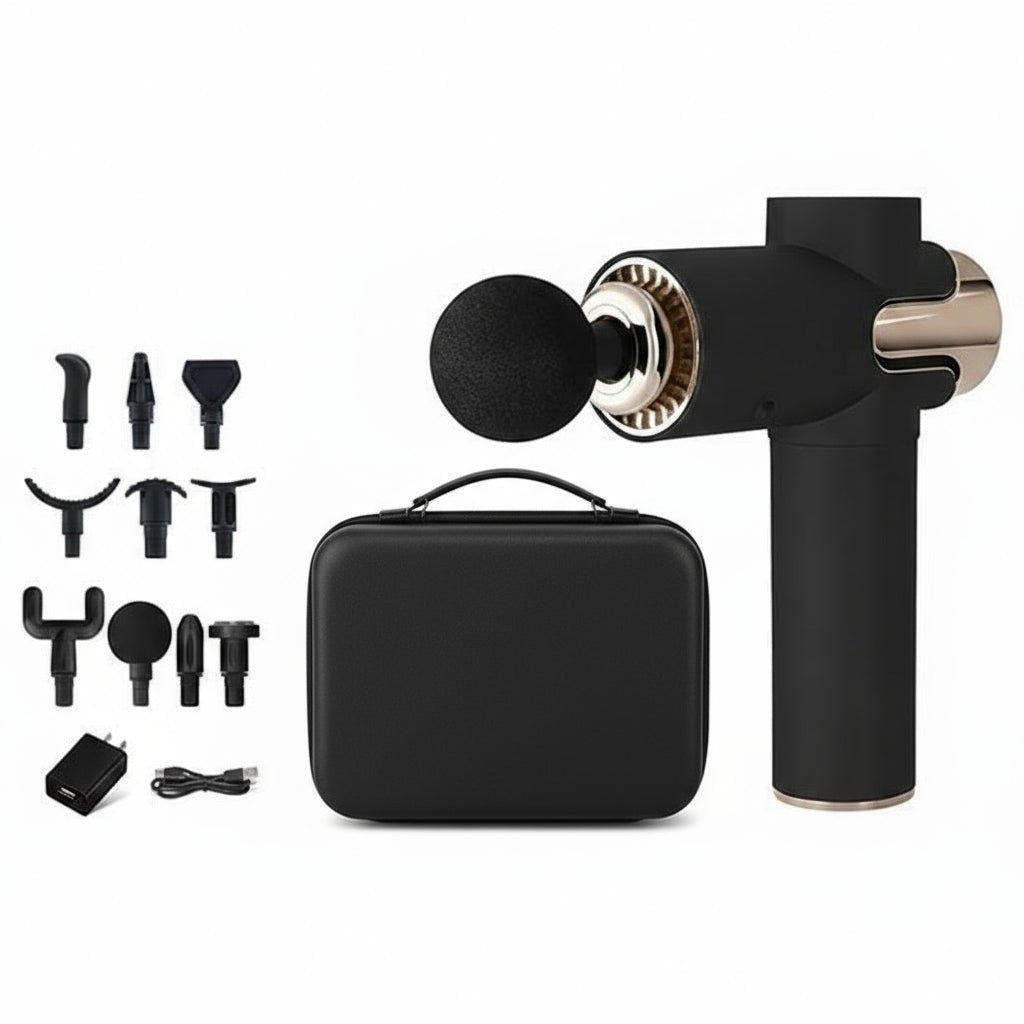 QUANTUPULSE – Powerful wireless massage gun for full body regeneration