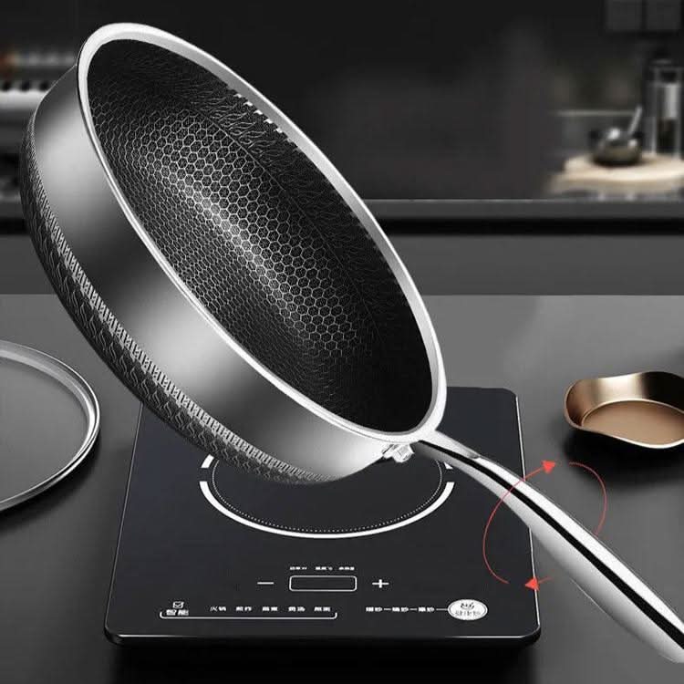 STEELCORE – Stainless Steel Frying Pan for Energy-Saving & Durable Cooking