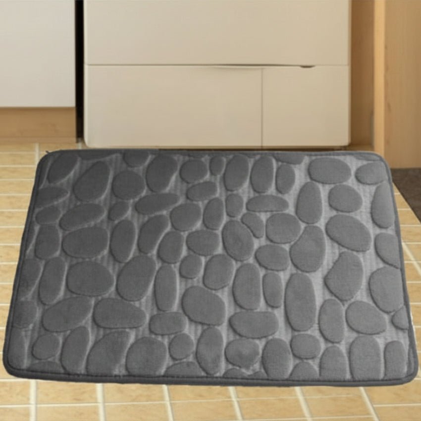 CLOUDSTEP MAT - Ultra-soft bath mat with fast water absorption and non-slip backing for dry and safe floors