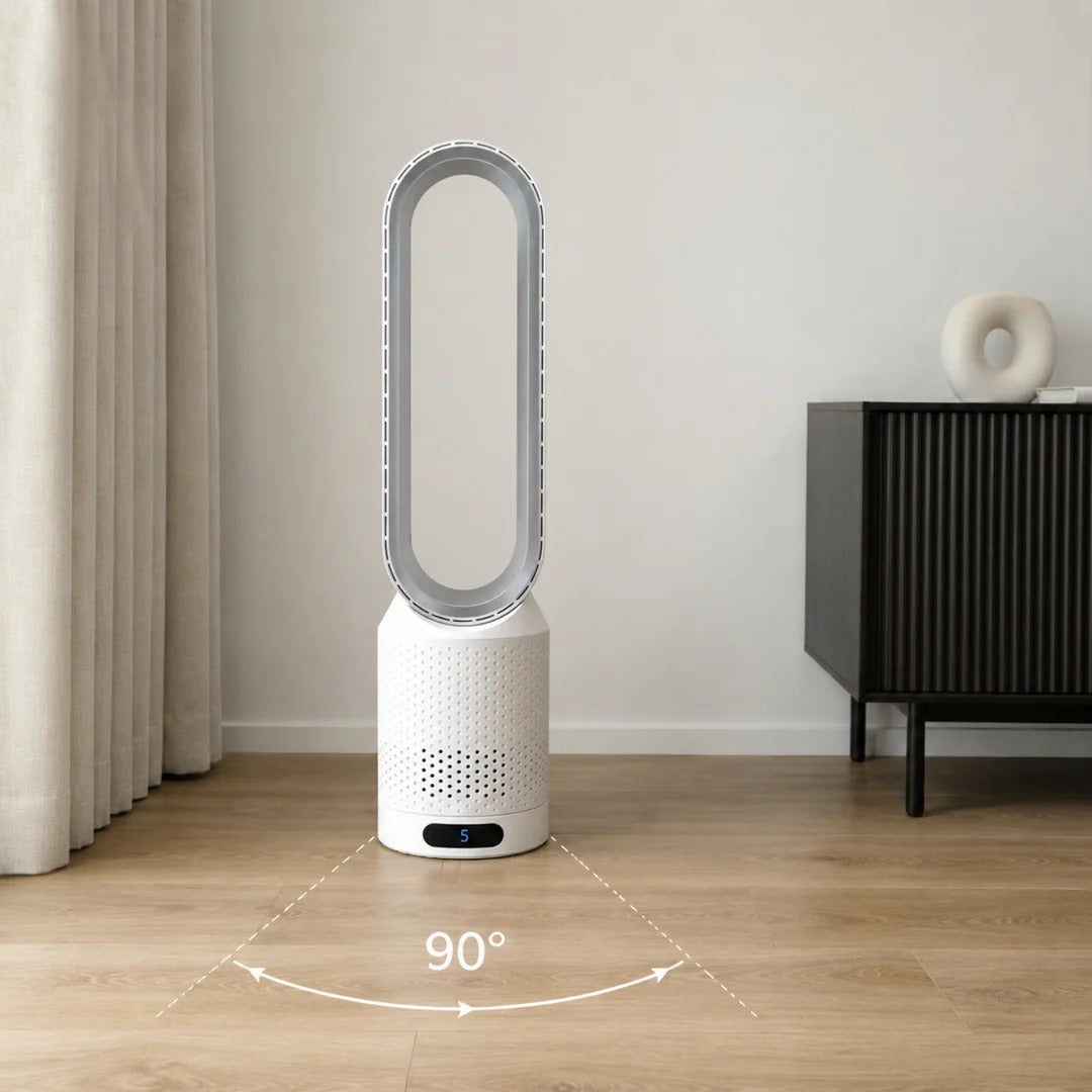 Bladeless Air Cooler & Purifier Fan with Ioniser for Home Use