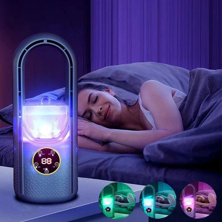 Bladeless Silent Portable Cooling Fan