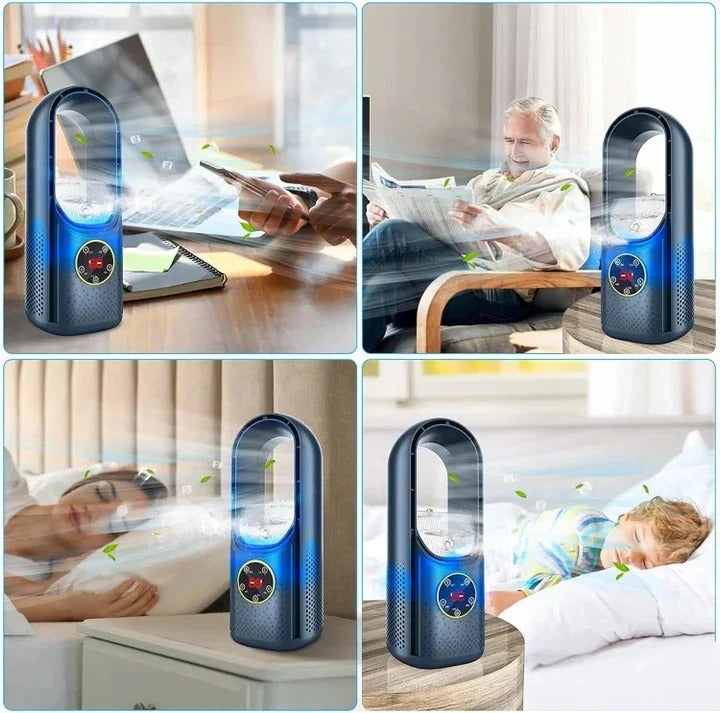 Bladeless Silent Portable Cooling Fan