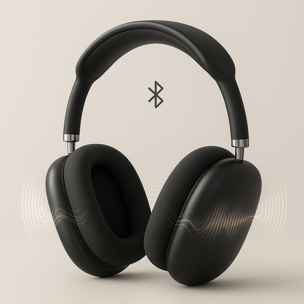 Bluetooth Headphones with Active Noise Cancellation & Long Play