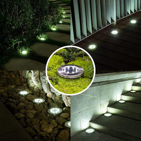 Cordless Solar LED Garden Stake Lights