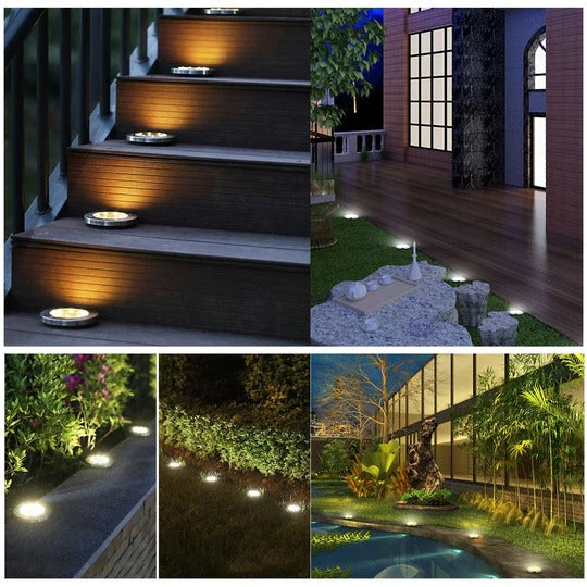 Cordless Solar LED Garden Stake Lights