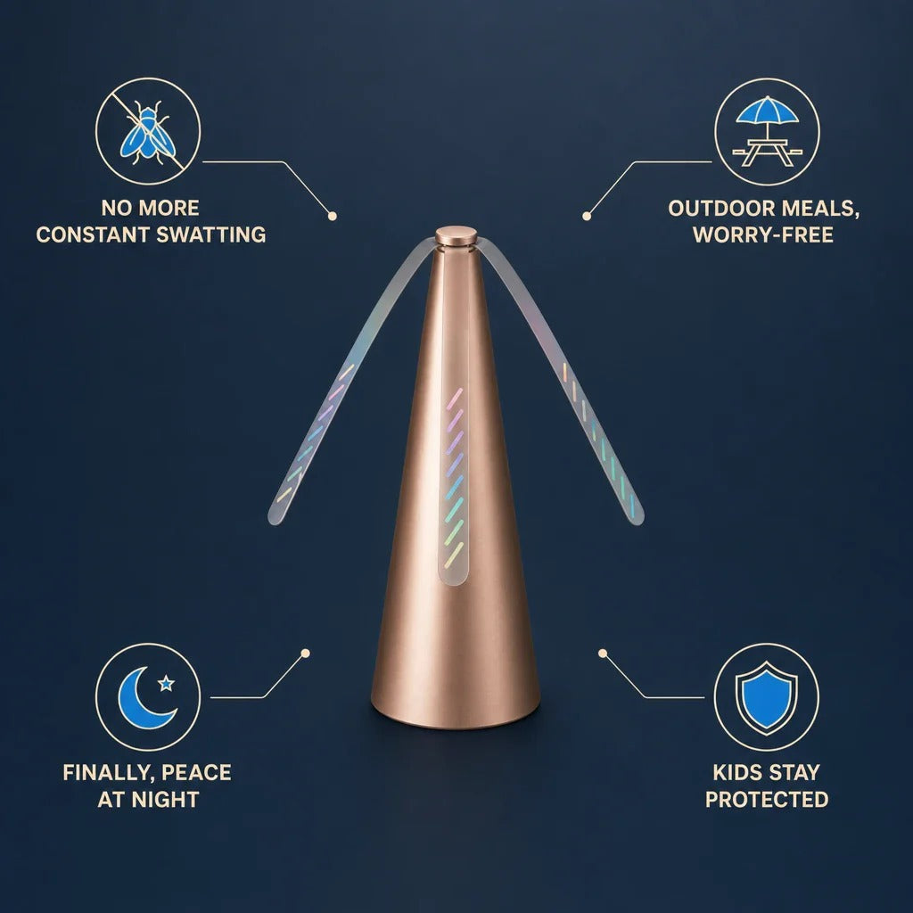 Fly Repellent Fan | Battery Operated, 3 Colours