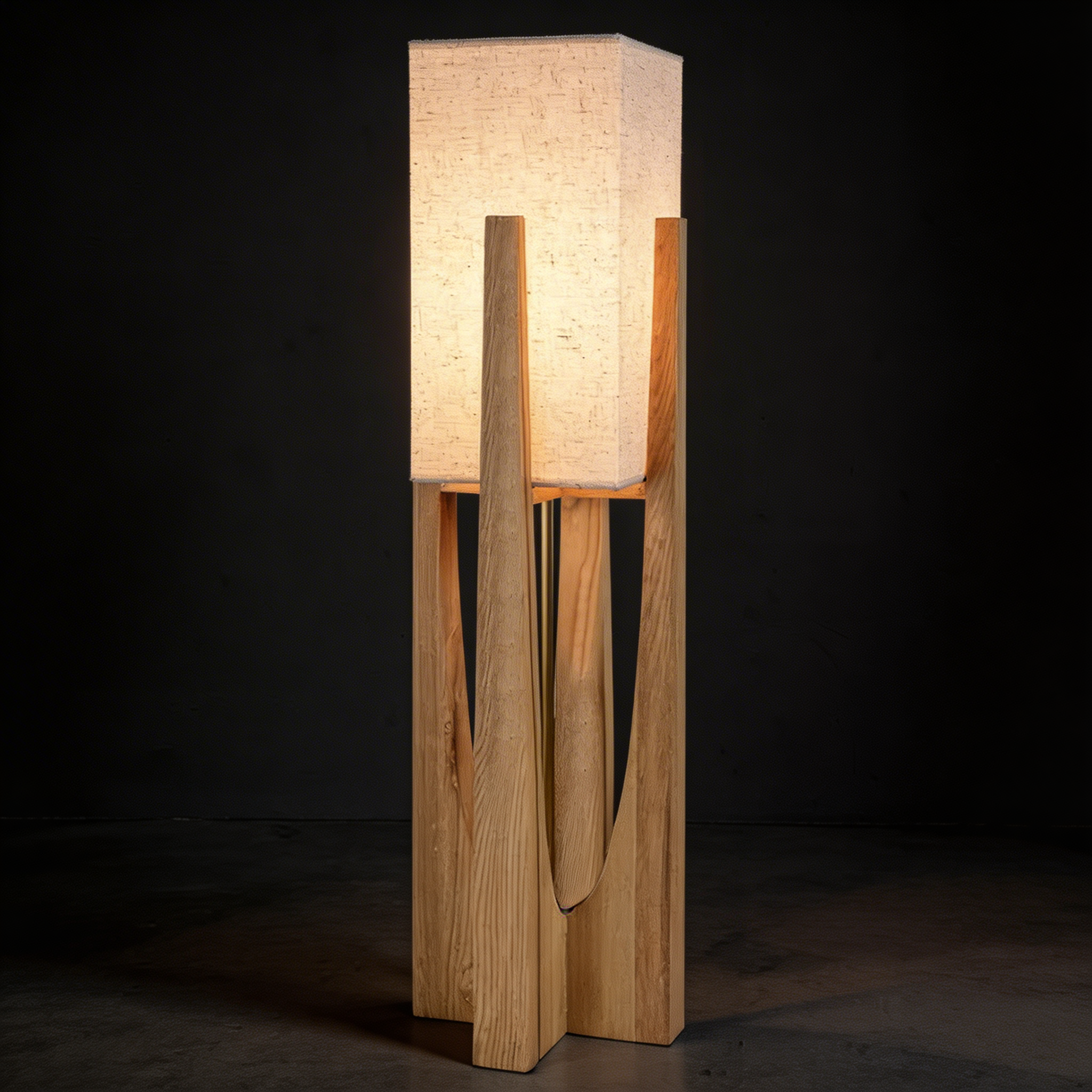 Wabi-Sabi Floor Lamp – Japanese Style Design