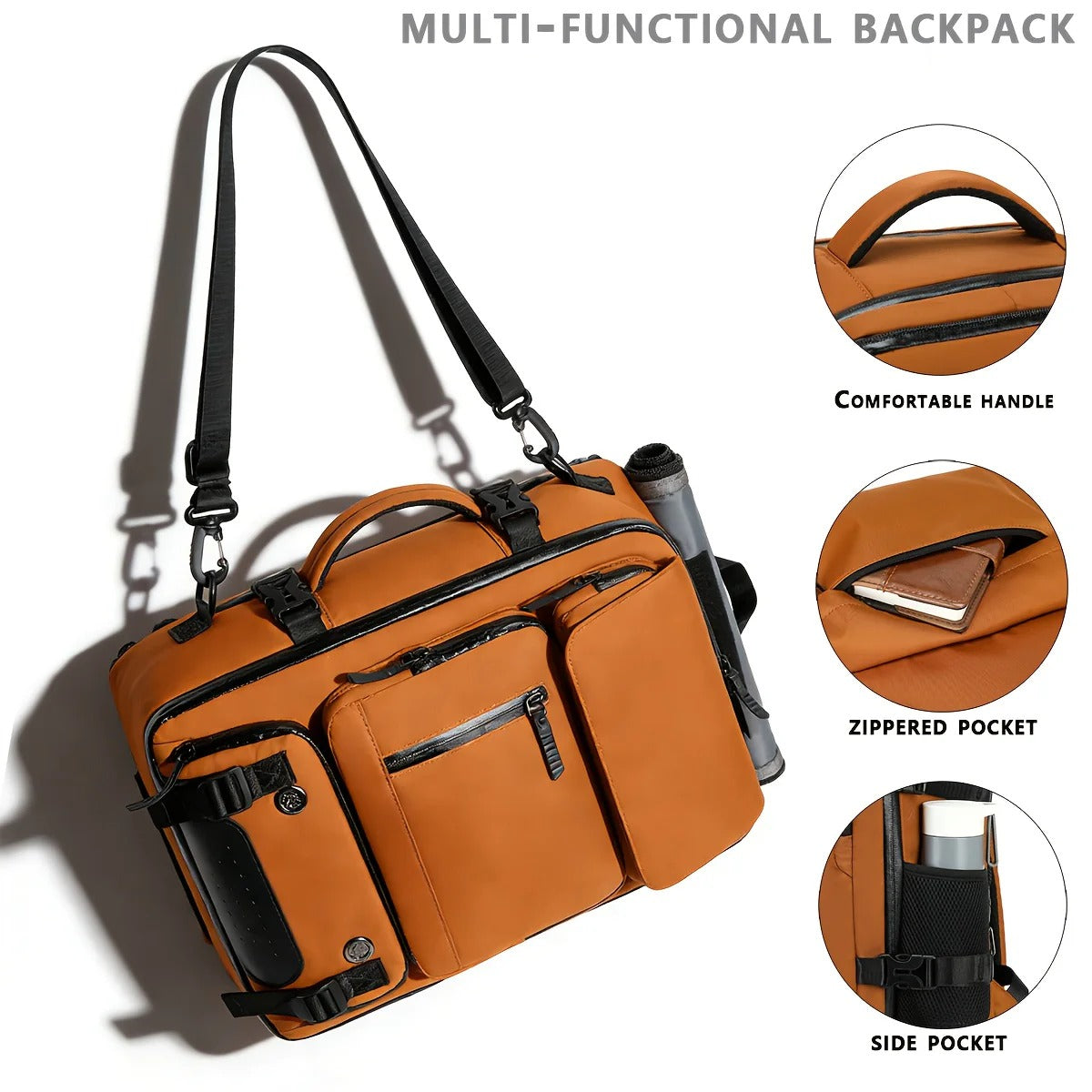 Vacuum Compression Backpack with Laptop Compartment