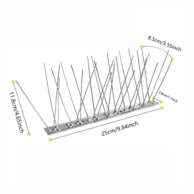 Stainless Steel Bird Deterrent Spikes