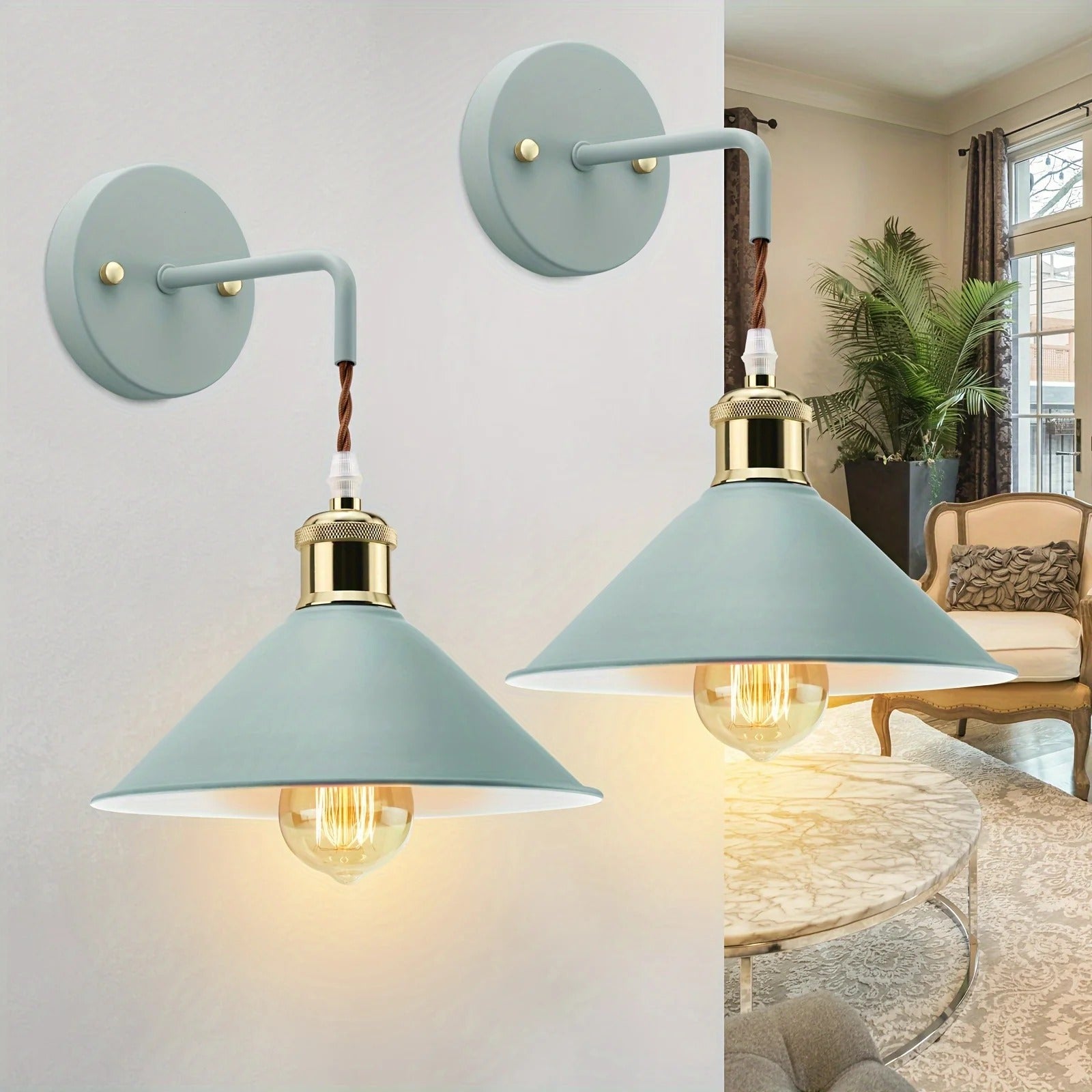 Modern Metal Wall Sconce Industrial Oil-Rubbed Wall Light Fixture