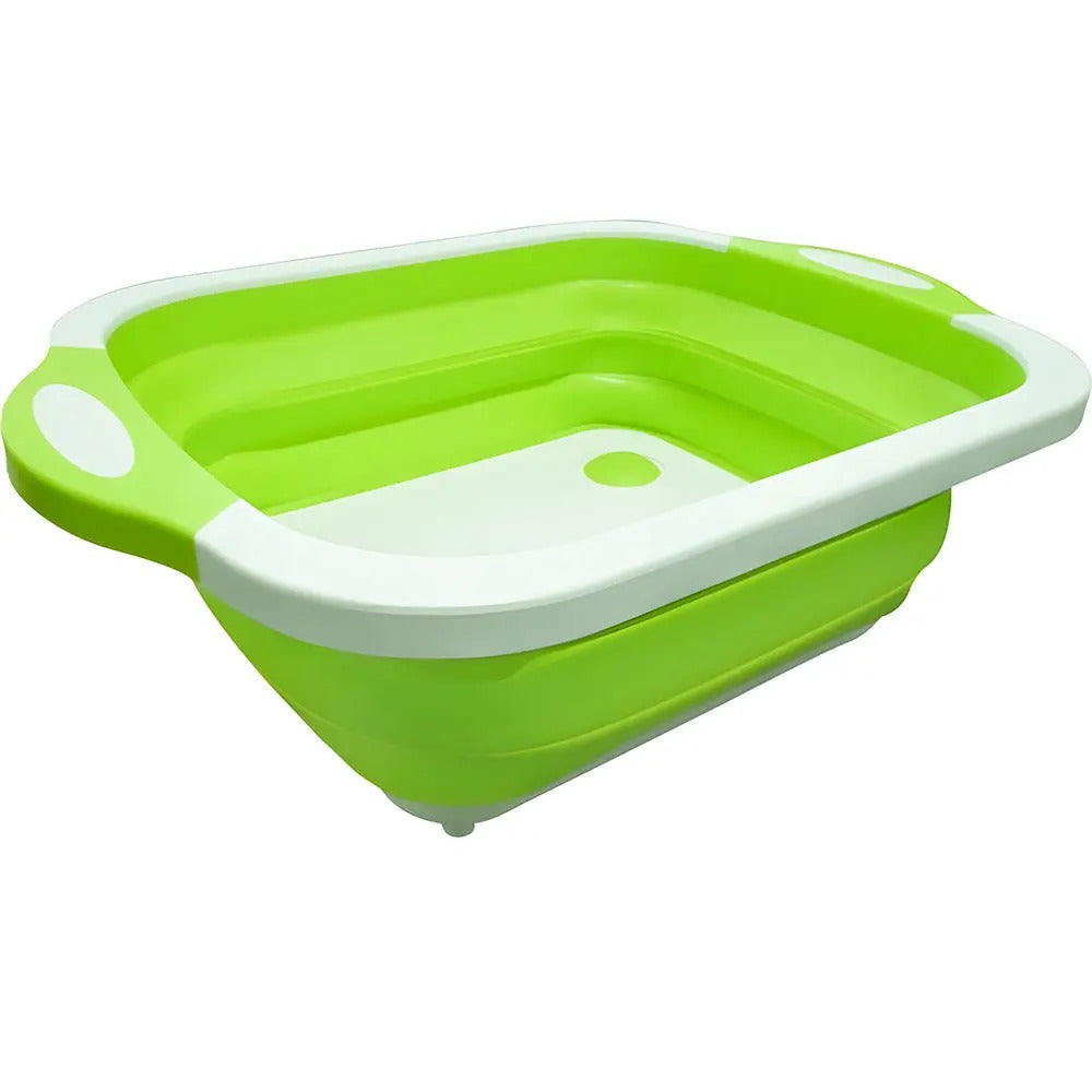 Foldable Washing-Up Bowl with Drain Plug