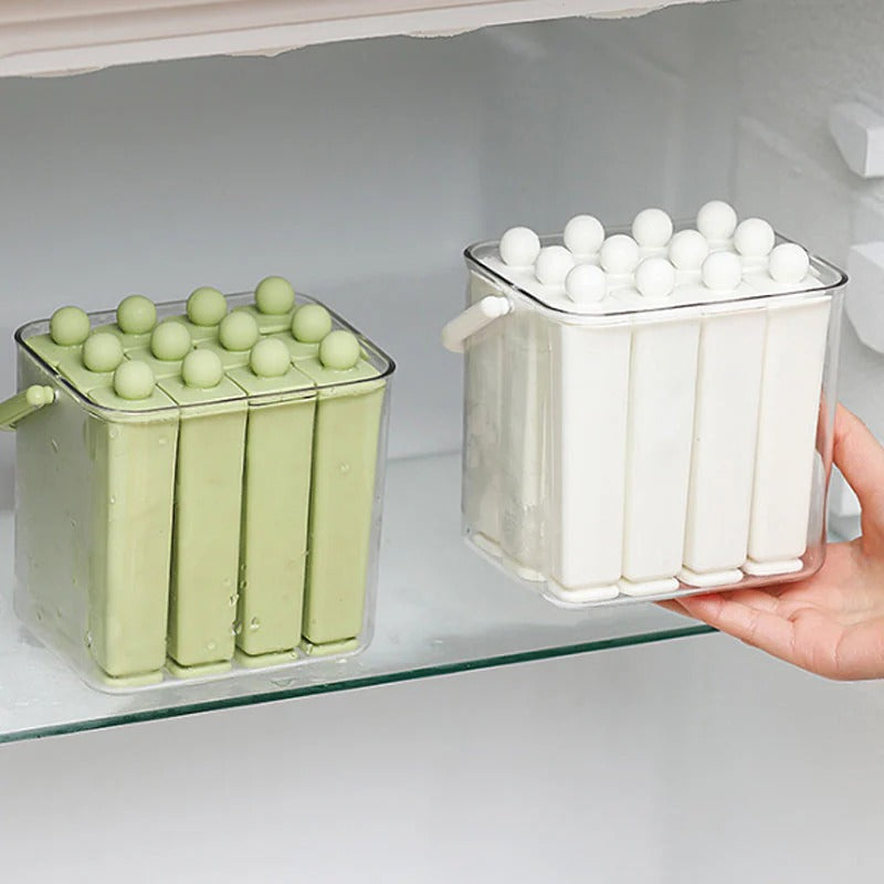 Silicone Ice Stick Mould with Storage Box