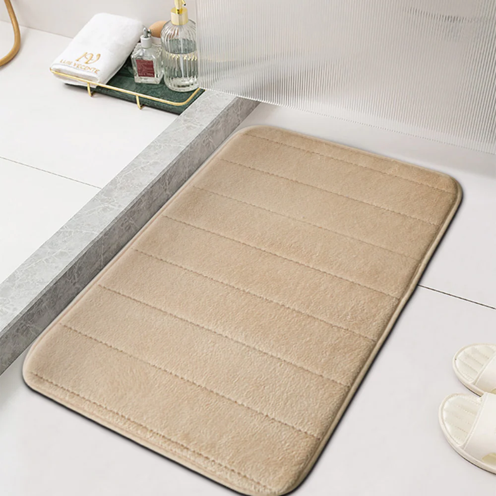Absorbent Bath Mat Anti-Slip and Fast-Dry