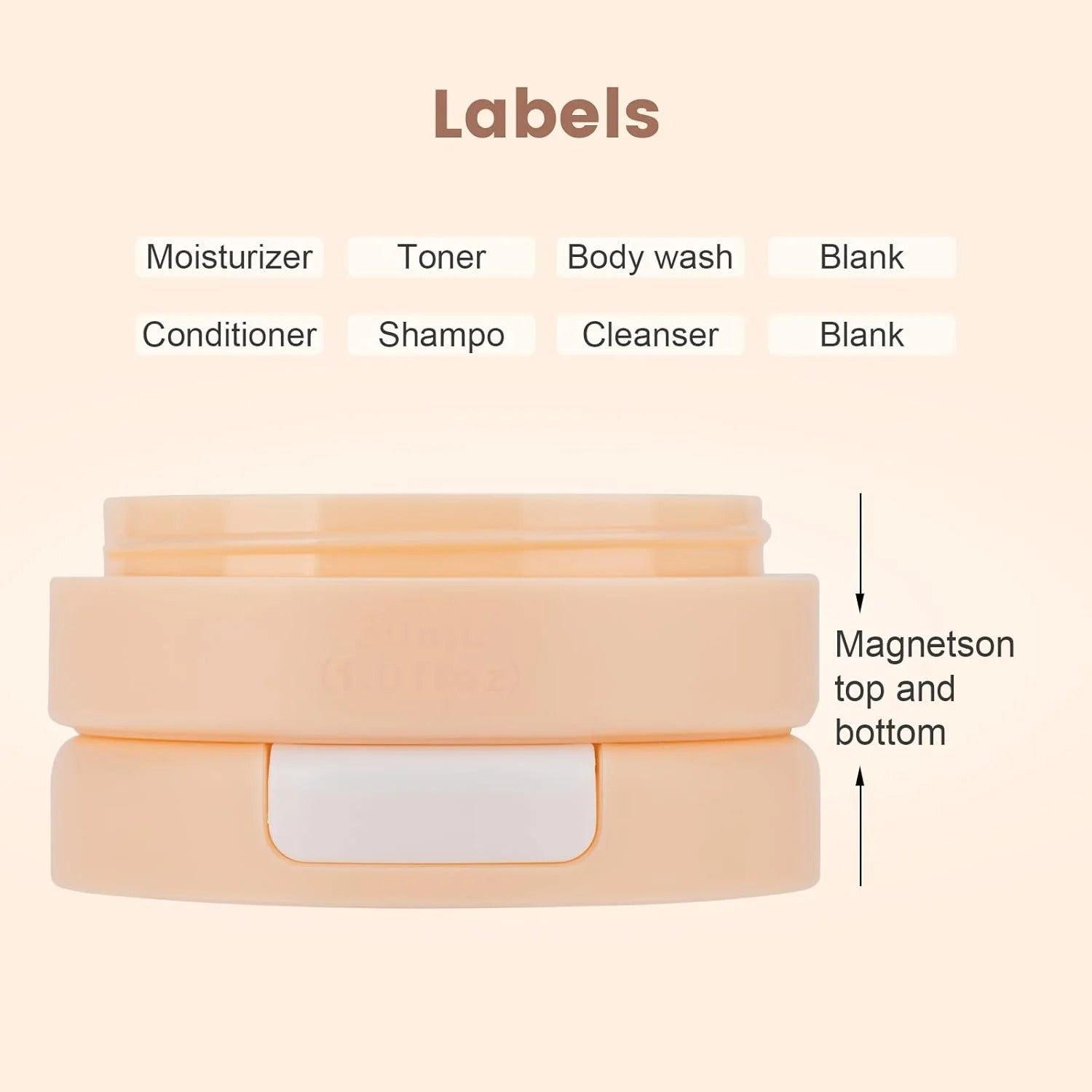 Magnetic Travel Cosmetic Containers
