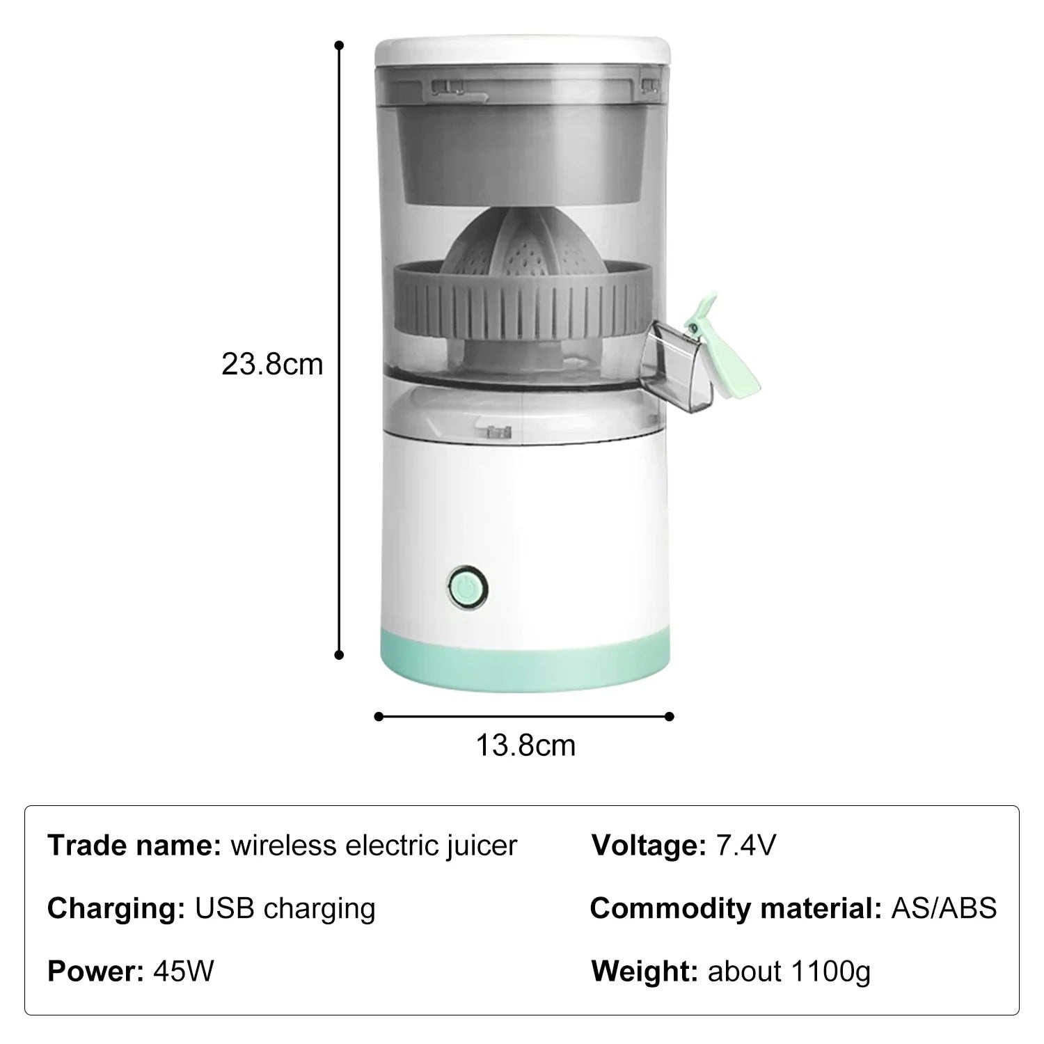 Cordless Electric Citrus Press