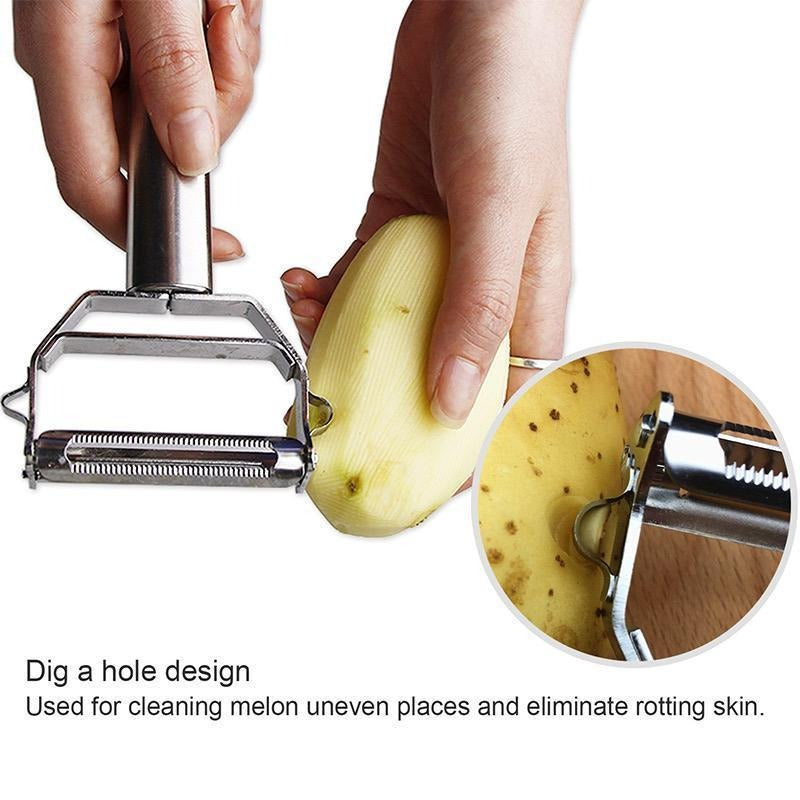 Stainless Steel Julienne Vegetable Peeler
