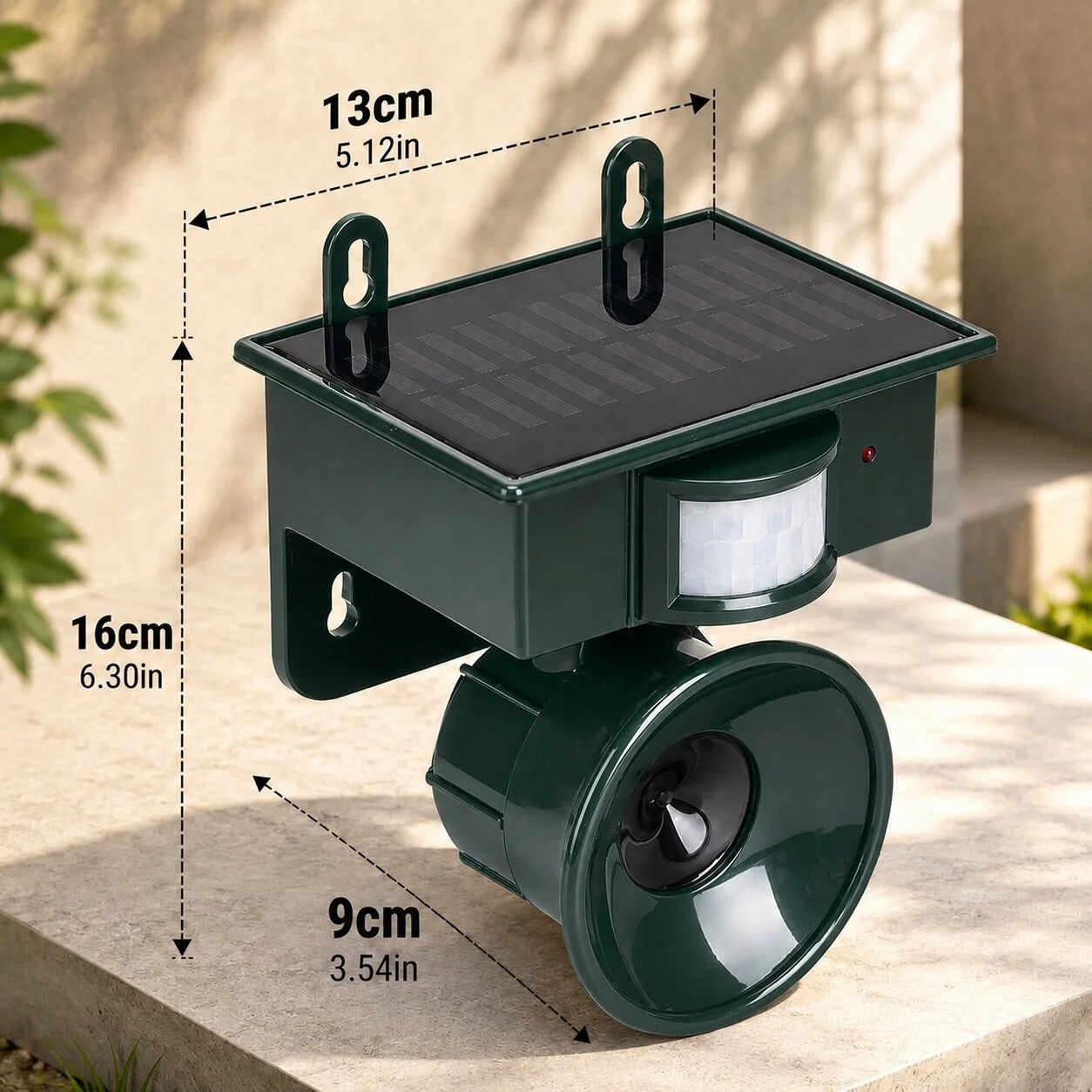 Solar Bird Deterrent with Motion Sensor