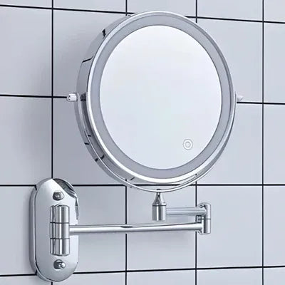 Wall-Mounted Magnifying LED Makeup Mirror
