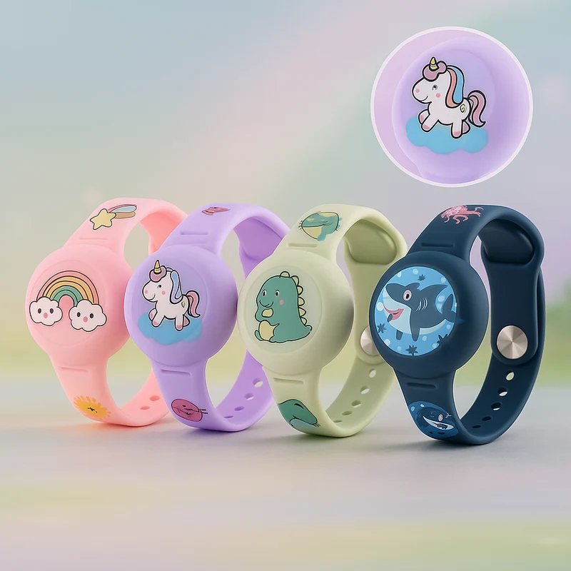 Kids' Silicone Wristband for Location Tag