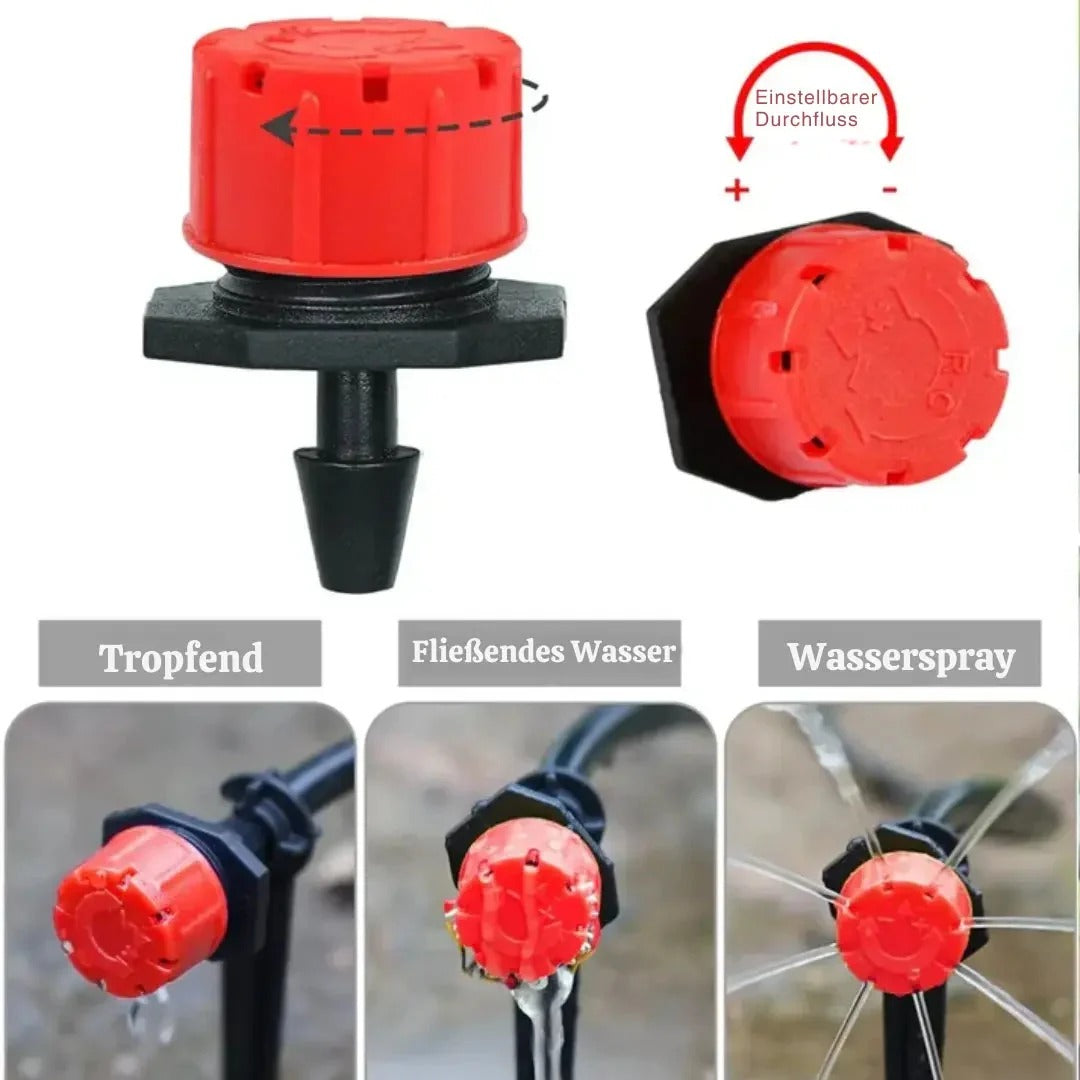 Adjustable Irrigation Drippers (100-Piece Set)