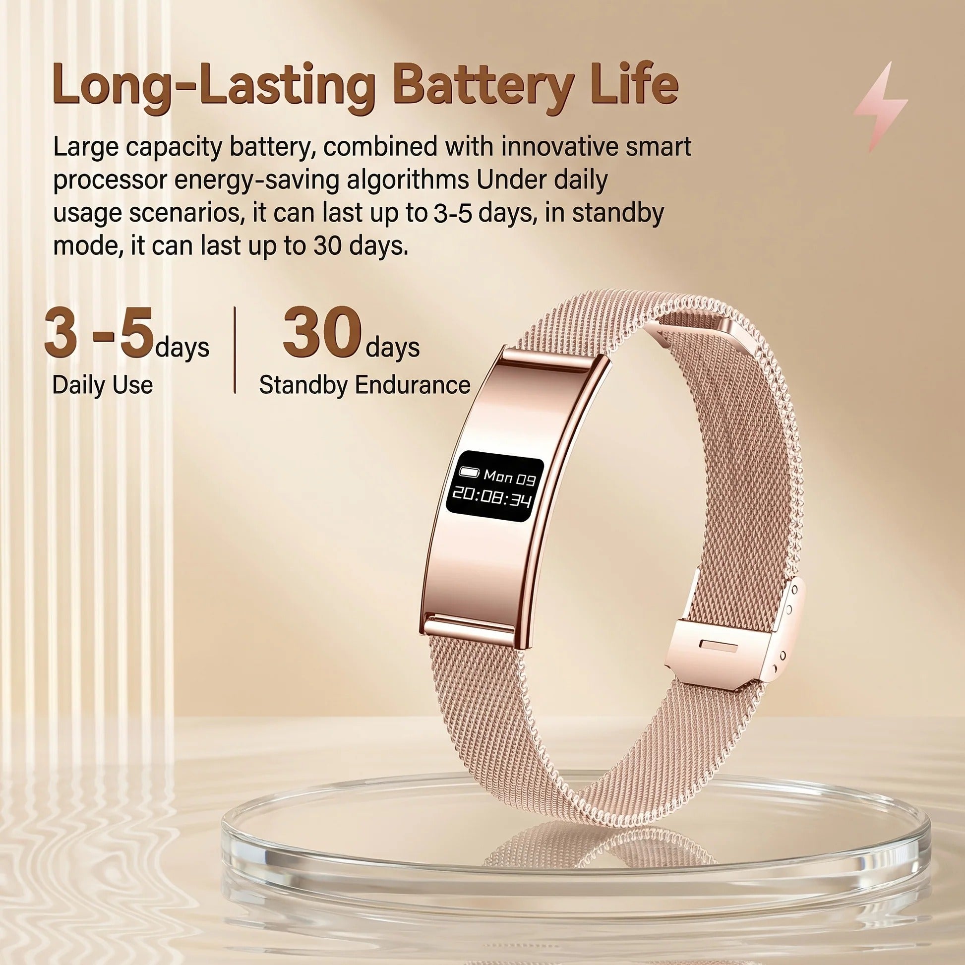 Ultra-Thin Smartwatch with Health Functions