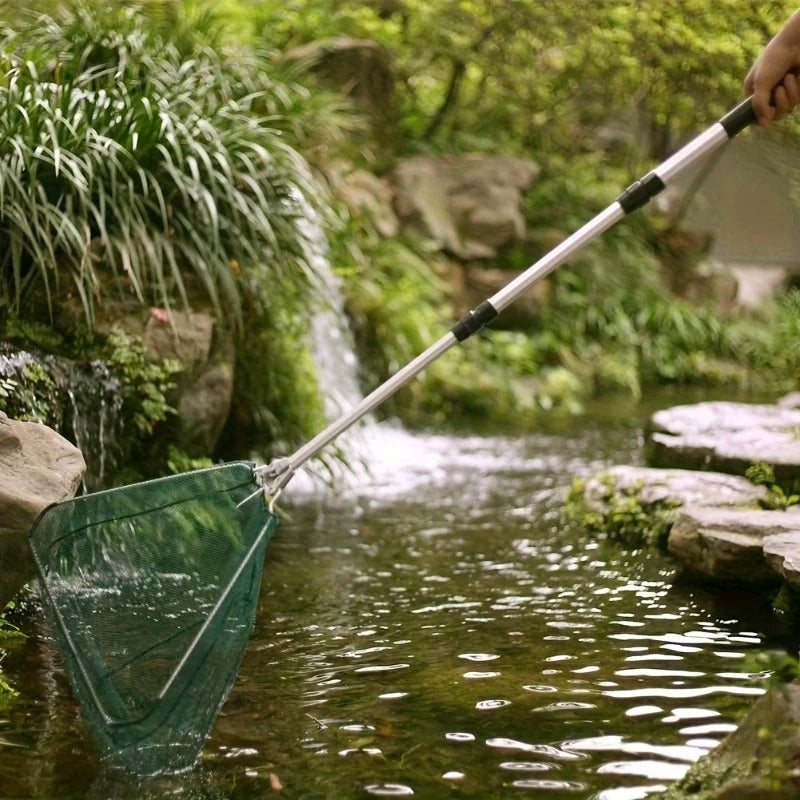 Extendable Fishing Landing Net with Storage Bag
