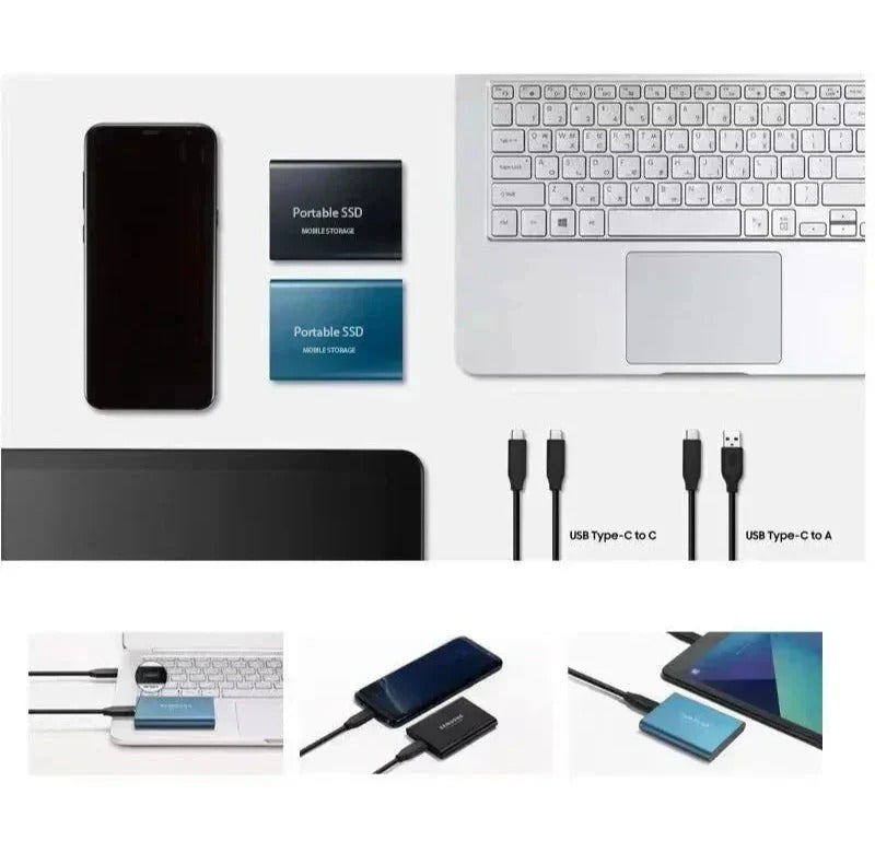 Portable External SSD 2 TB USB-C