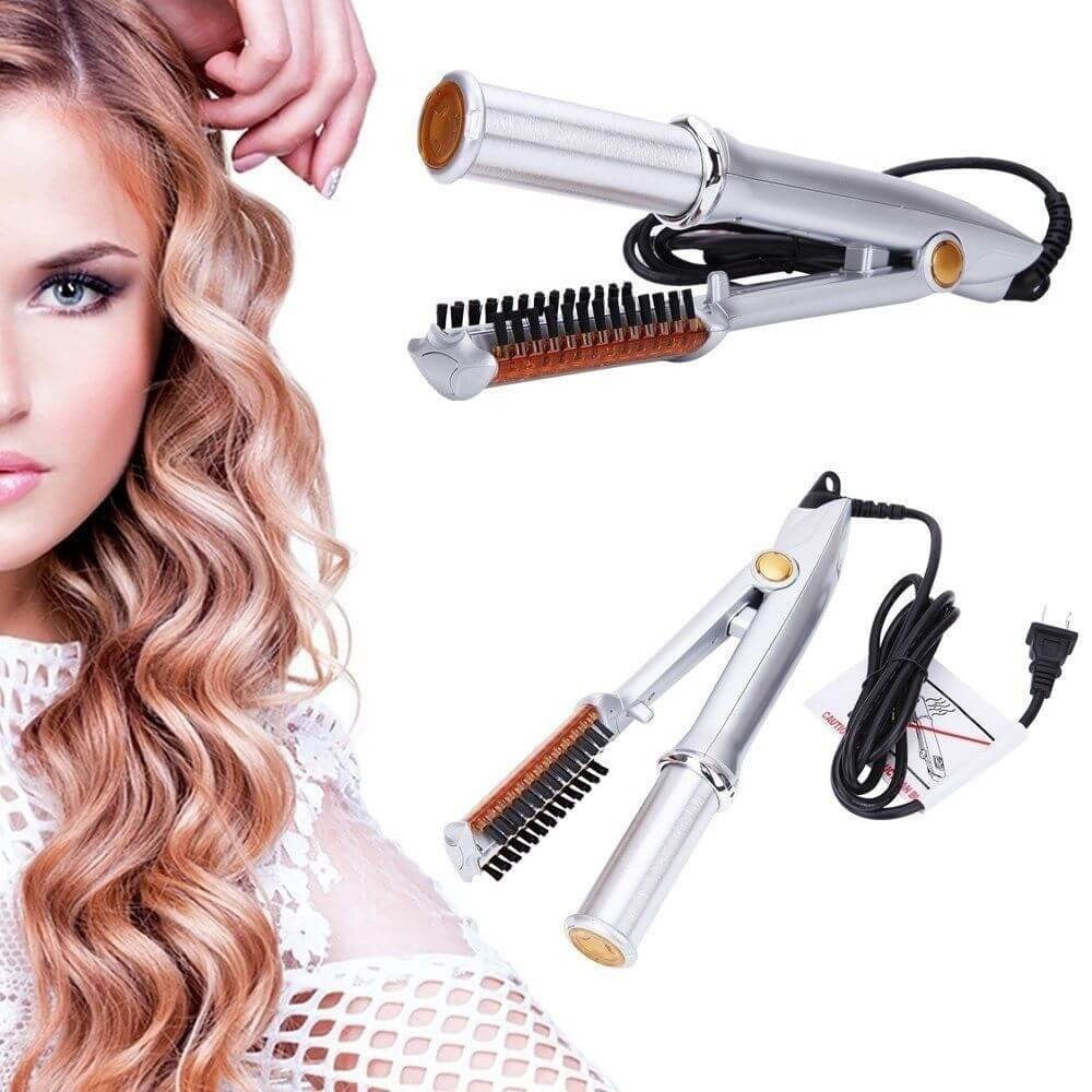 2-in-1 Rotating Hair Styler