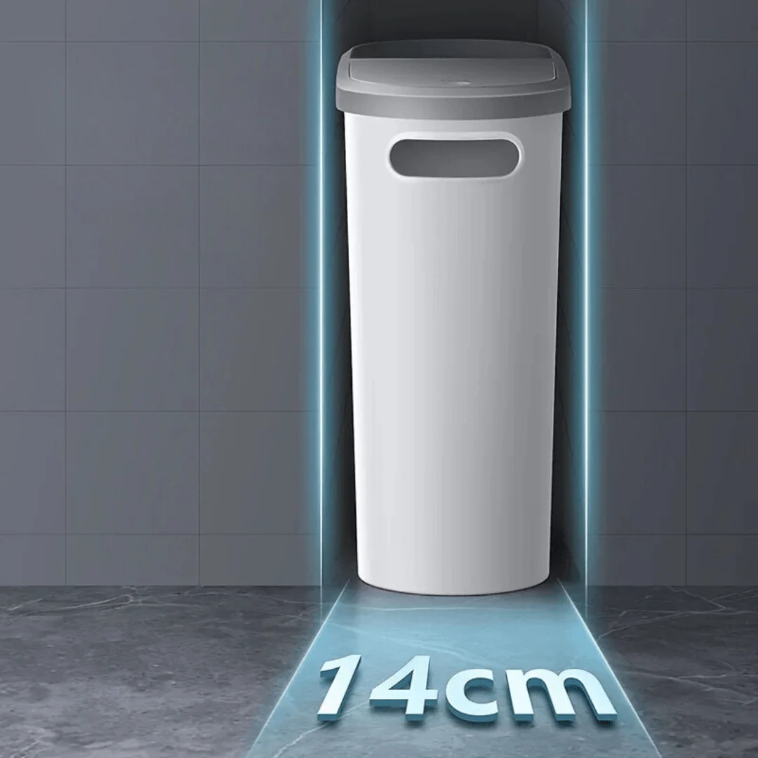 10L Silent Soft-Close Bathroom Bin