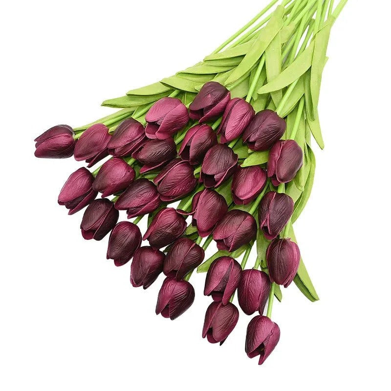 31-Piece Artificial Tulip Bunch