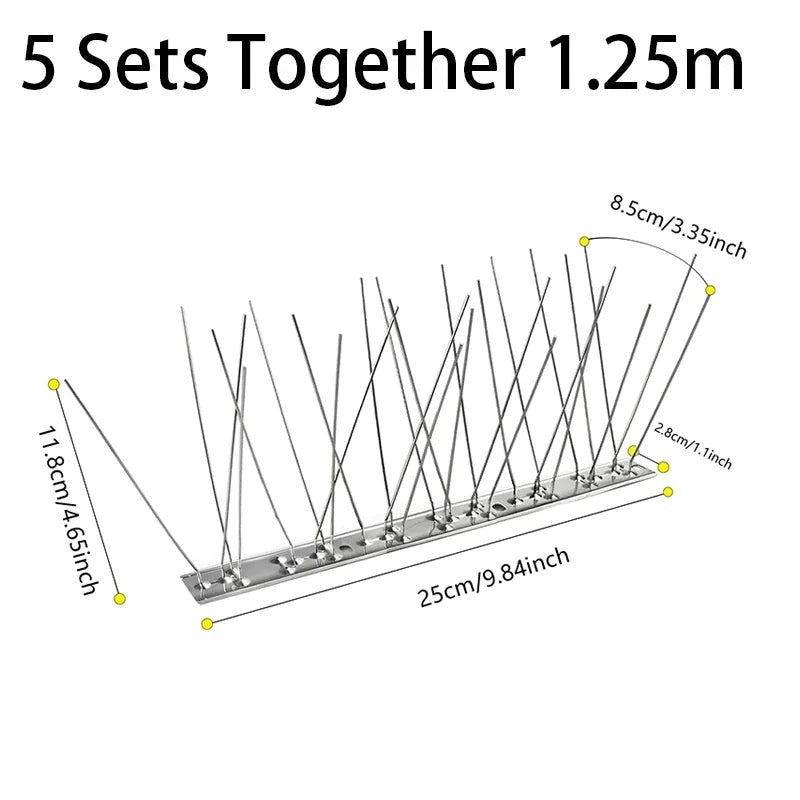 Stainless Steel Bird Deterrent Spikes