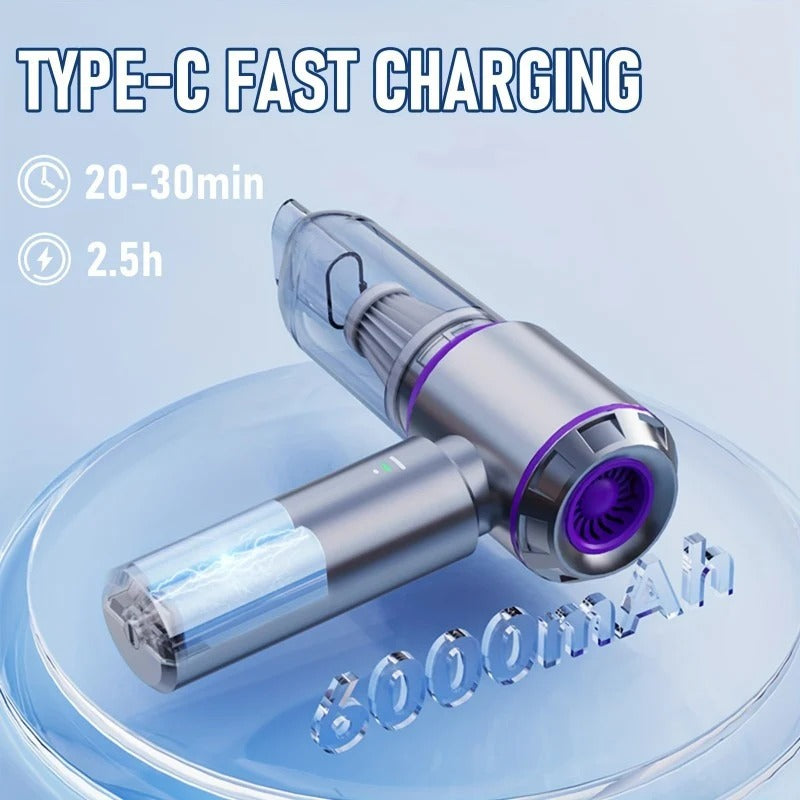 Cordless 4-in-1 Car Vacuum with Air Pump and Blower