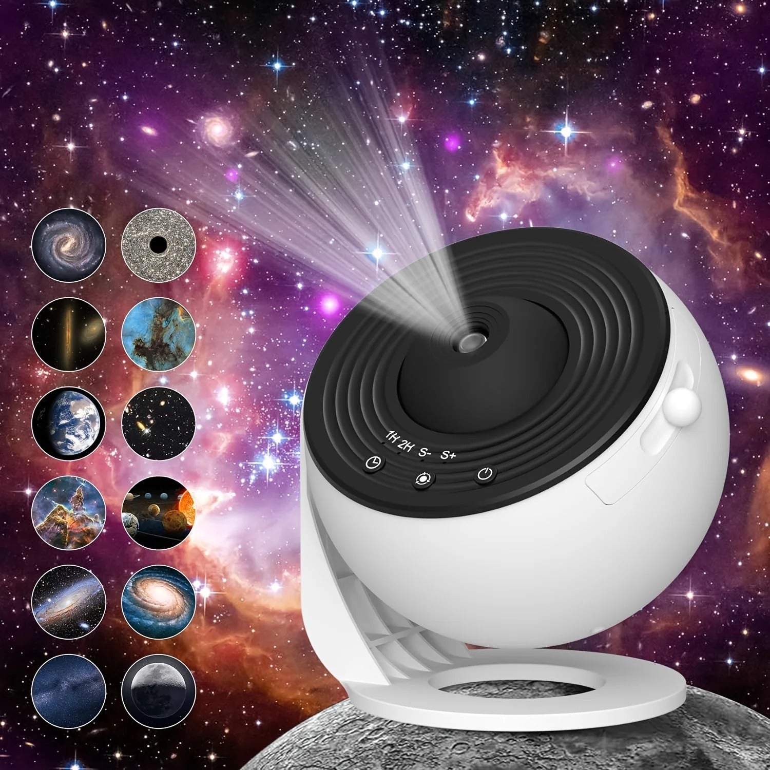 Galaxy Projection Lamp with 13 Film Discs