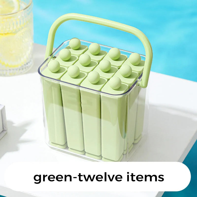 Silicone Ice Stick Mould with Storage Box