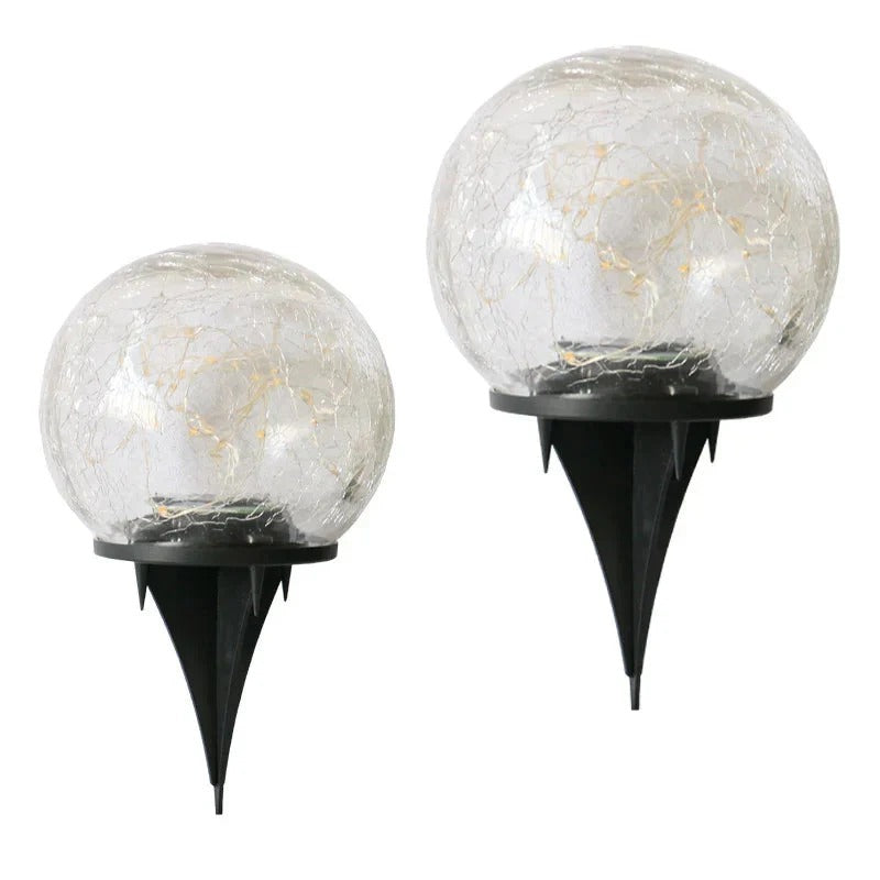 Round Solar Garden Lights