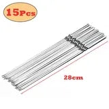 Reusable Stainless Steel BBQ Skewers