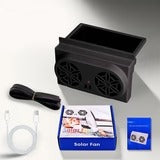 Solar-Powered Car Window Fan