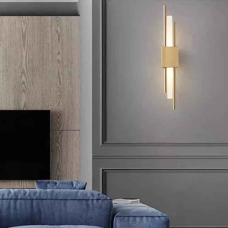 Slim Vertical LED Wall Light