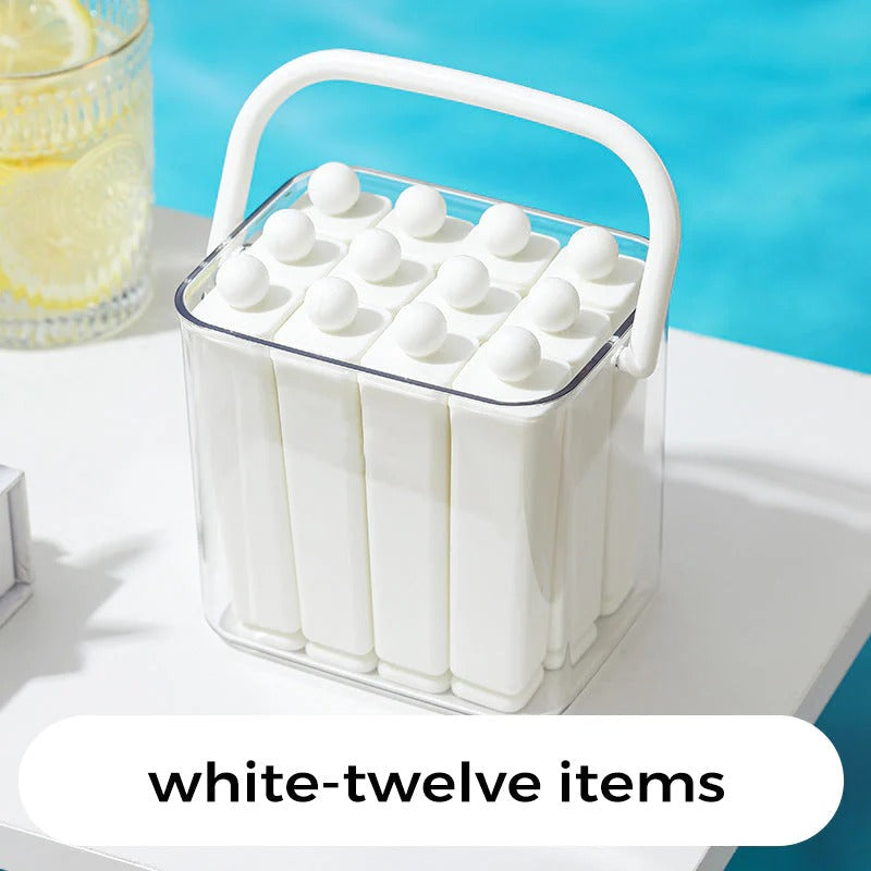 Silicone Ice Stick Mould with Storage Box