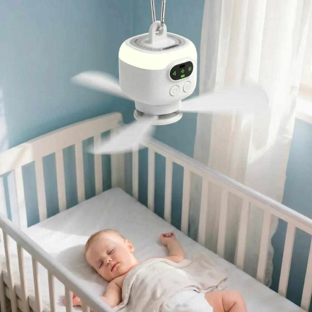 Portable Fan with LED and Remote