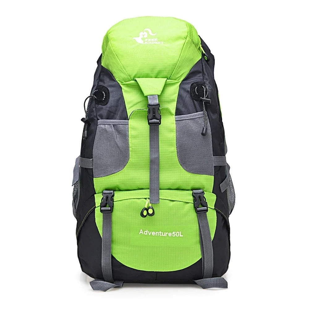 50L Water-Resistant Hiking Backpack