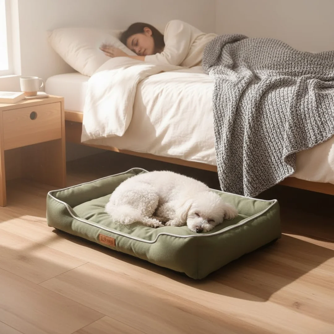 Supportive Foam Dog Bed with Removable Washable Cover