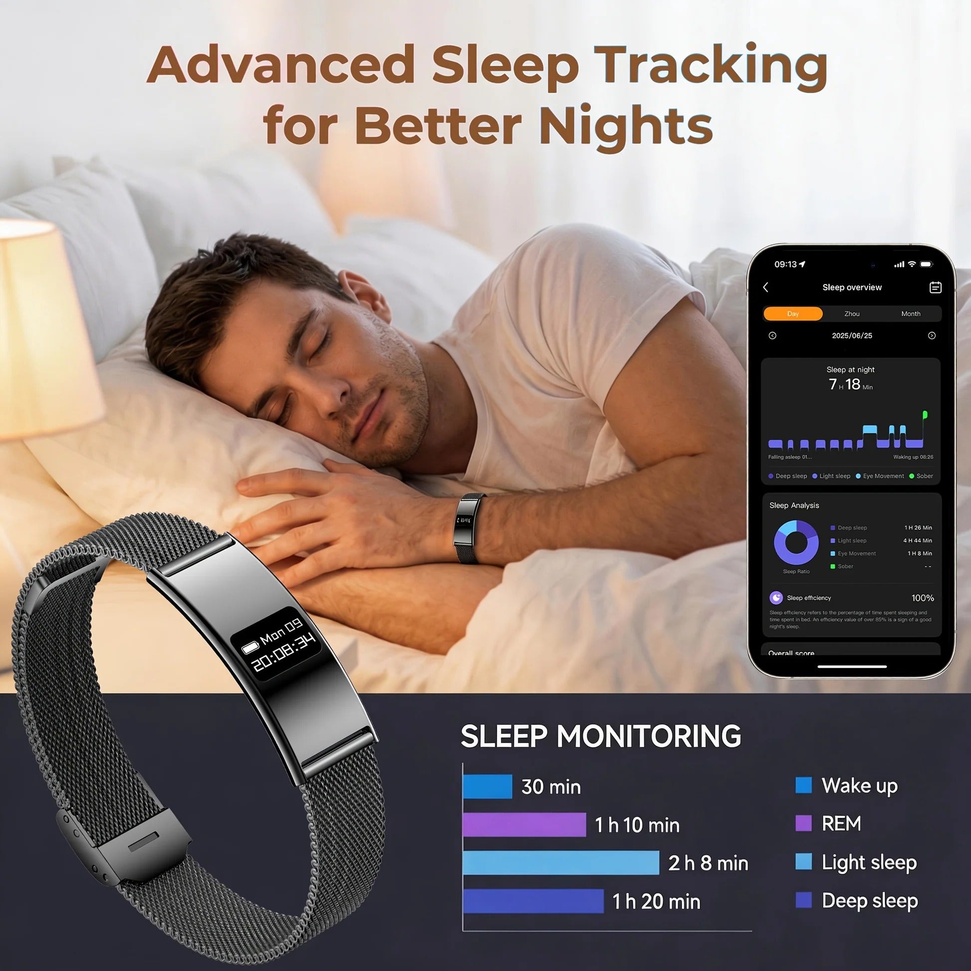 Ultra-Thin Smartwatch with Health Functions