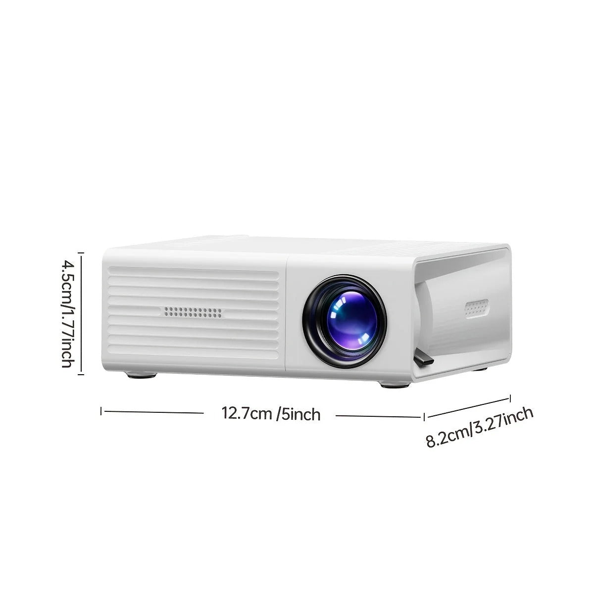 Portable Mini Projector 3000 Lumens with HDMI and USB
