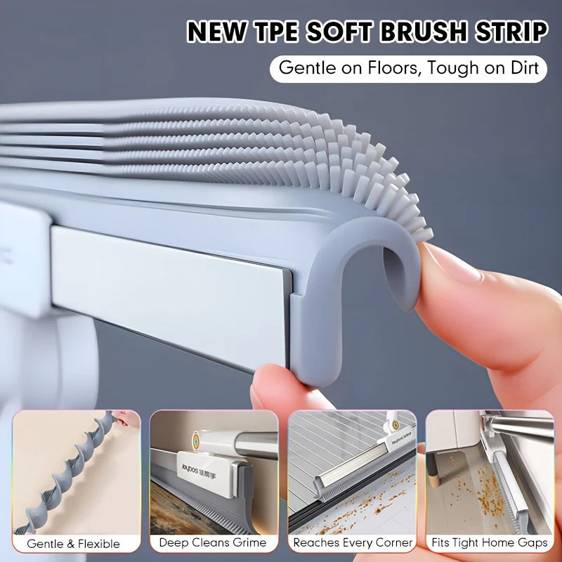 2-in-1 Floor Squeegee Mop with Rubber Blade