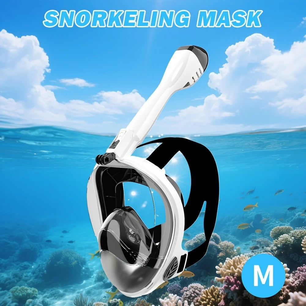 Full-Face Panoramic Snorkel Mask