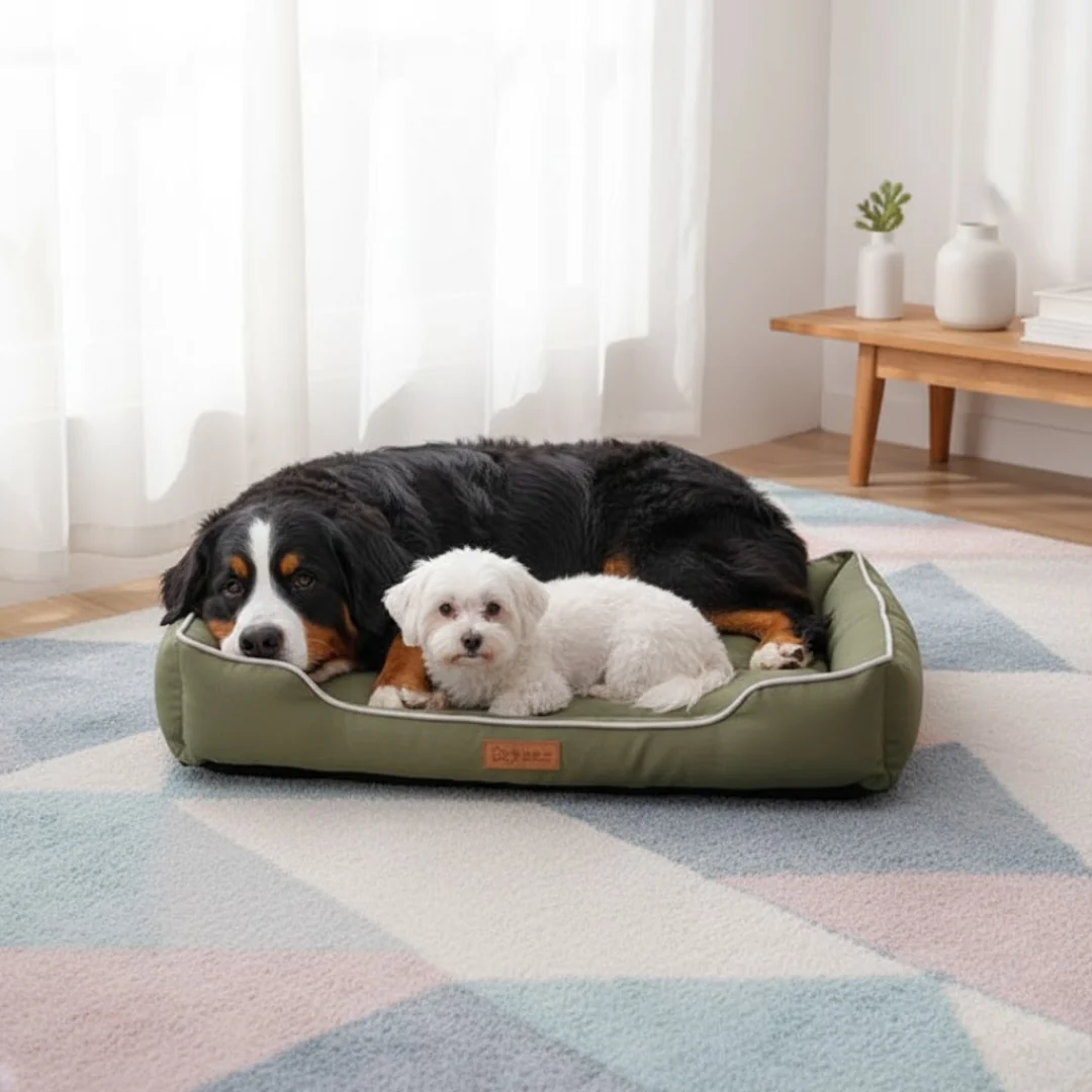 Supportive Foam Dog Bed with Removable Washable Cover