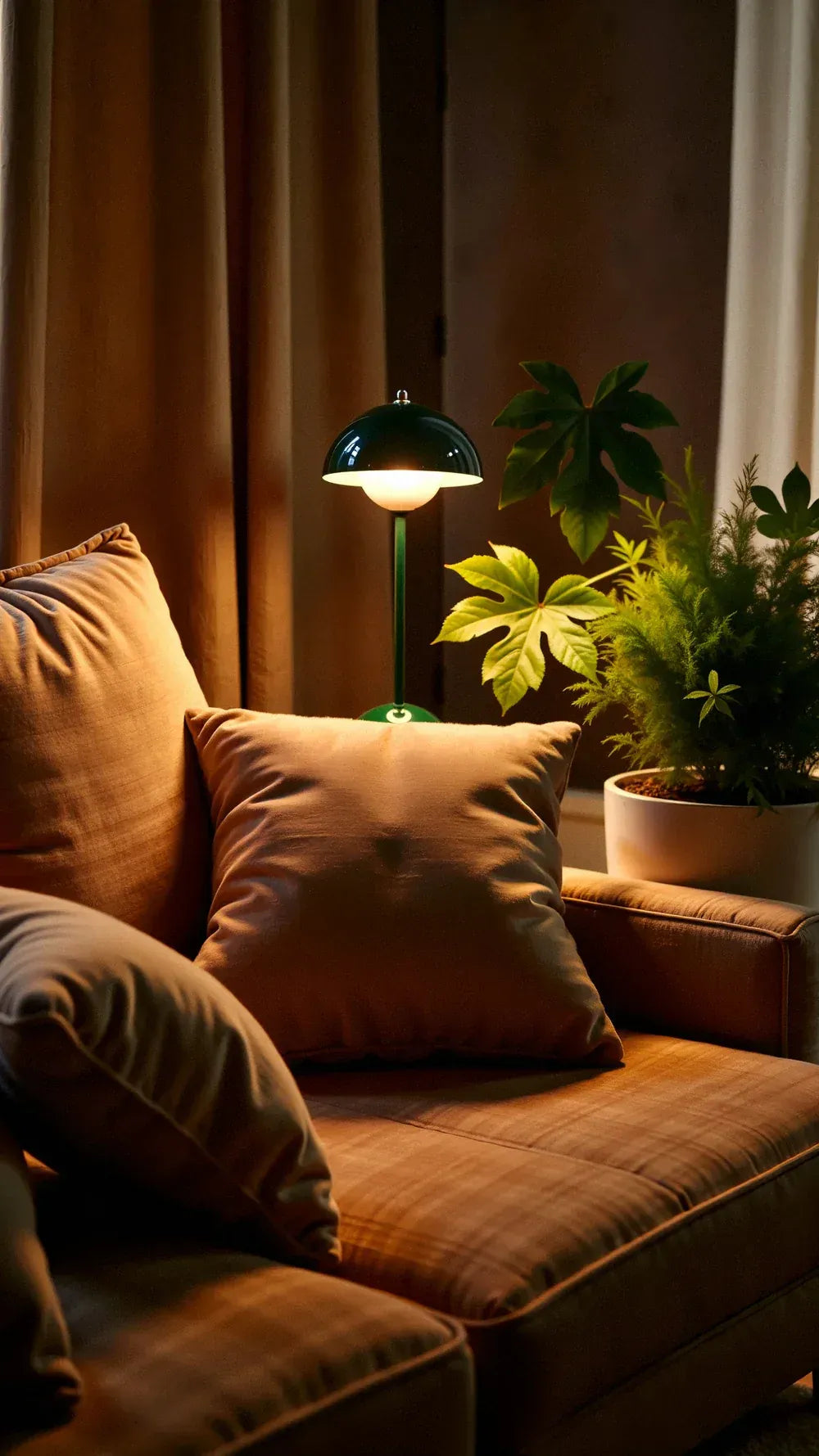 Minimalist Wireless Rechargeable LED Table Lamp with Touch Dimming for Bedroom
