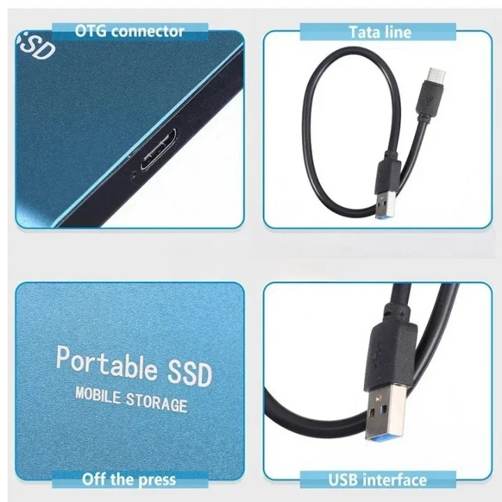 Portable External SSD 2 TB USB-C